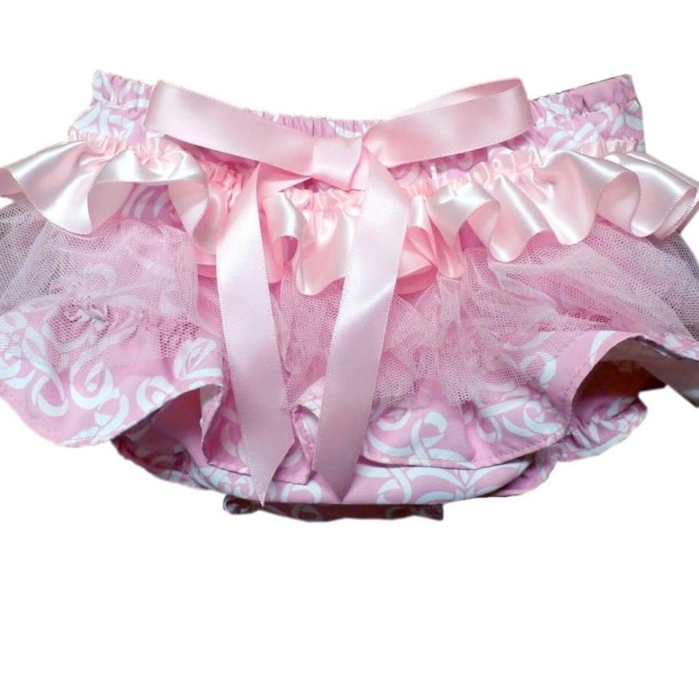 Pink Ruffled Baby Bloomers bundle - Picture 3 of 7